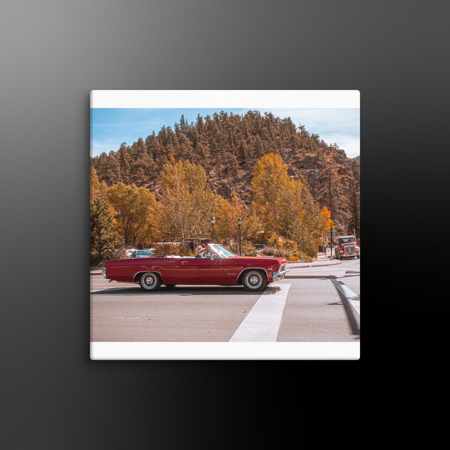 Red Mustang Canvas