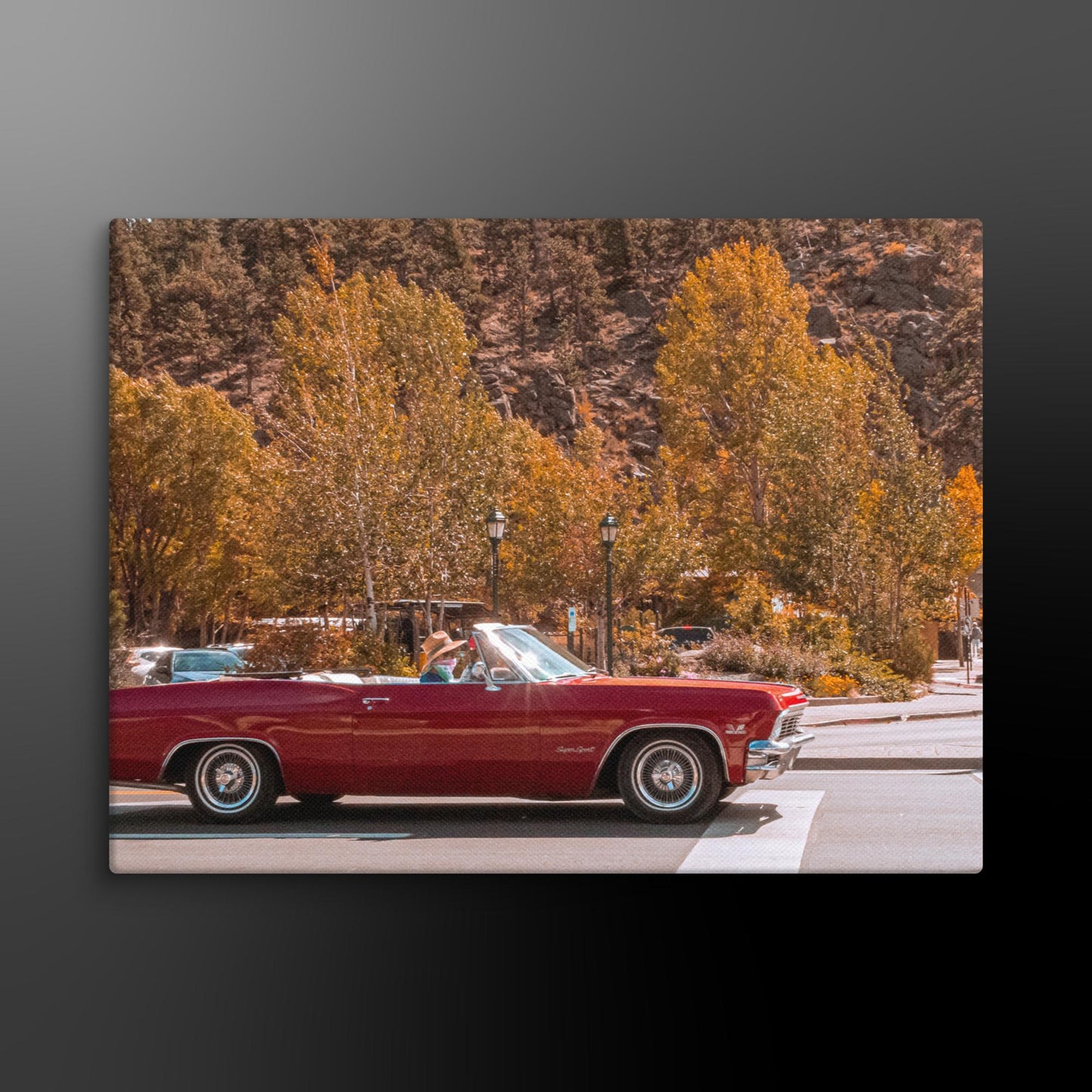 Red Mustang Canvas