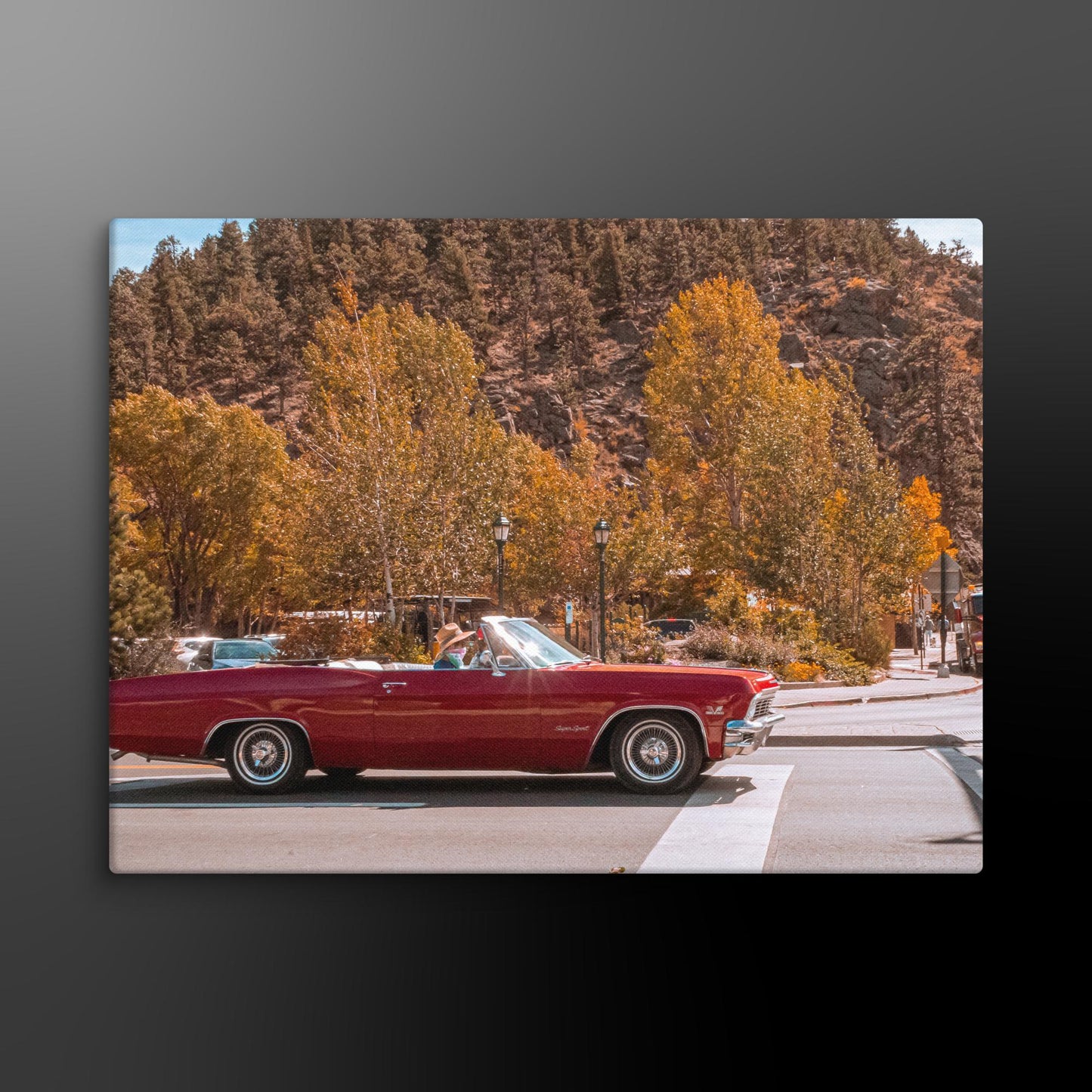 Red Mustang Canvas