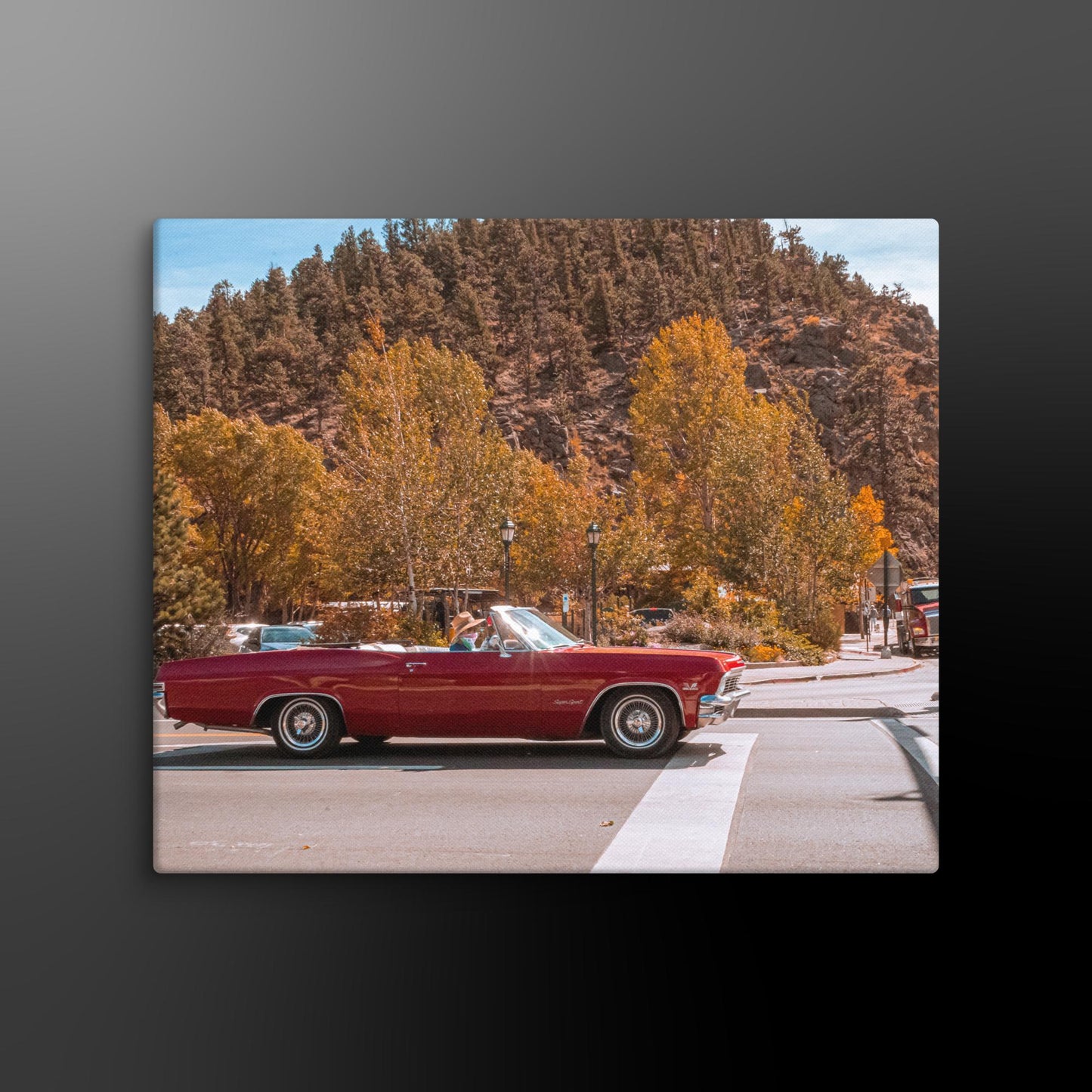 Red Mustang Canvas