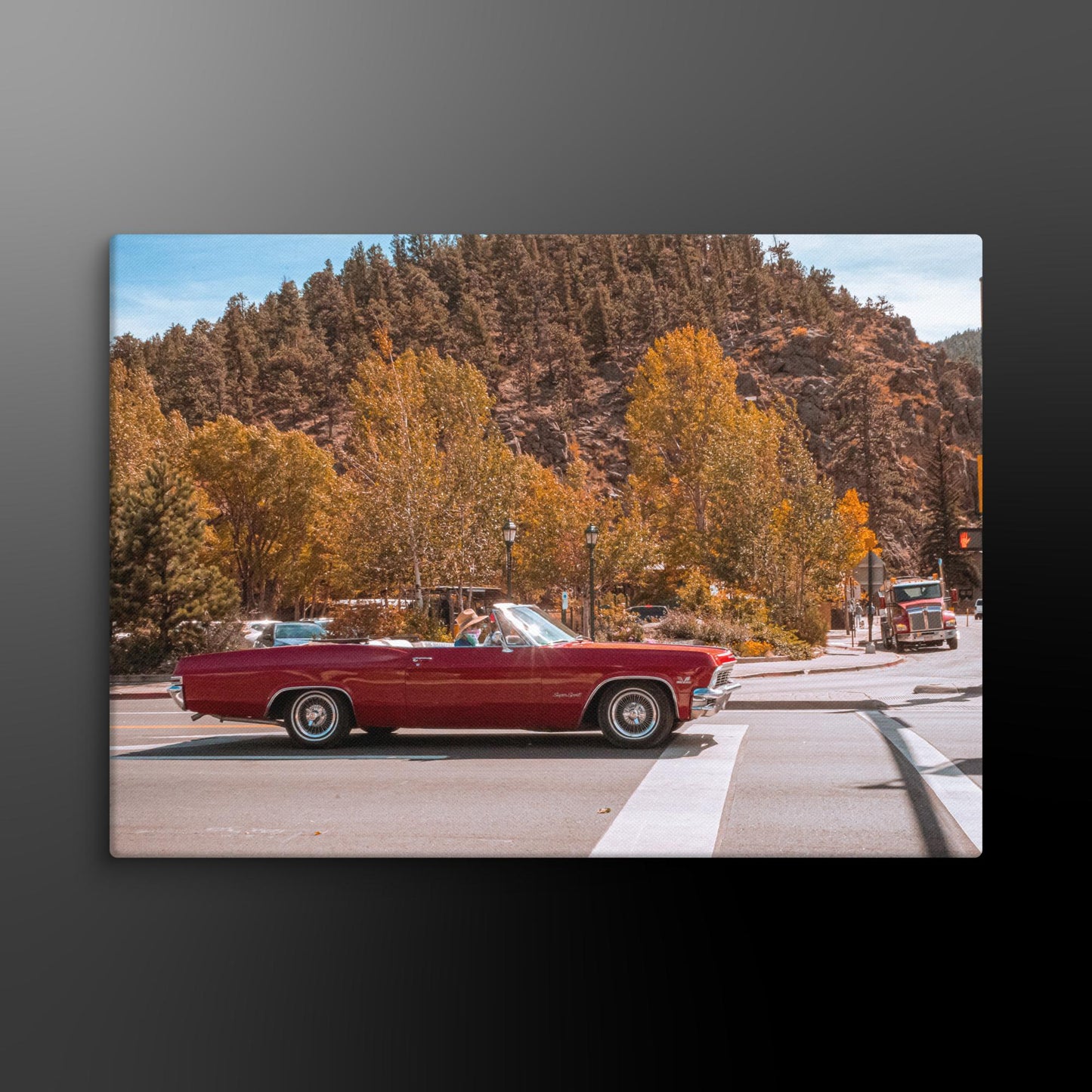 Red Mustang Canvas