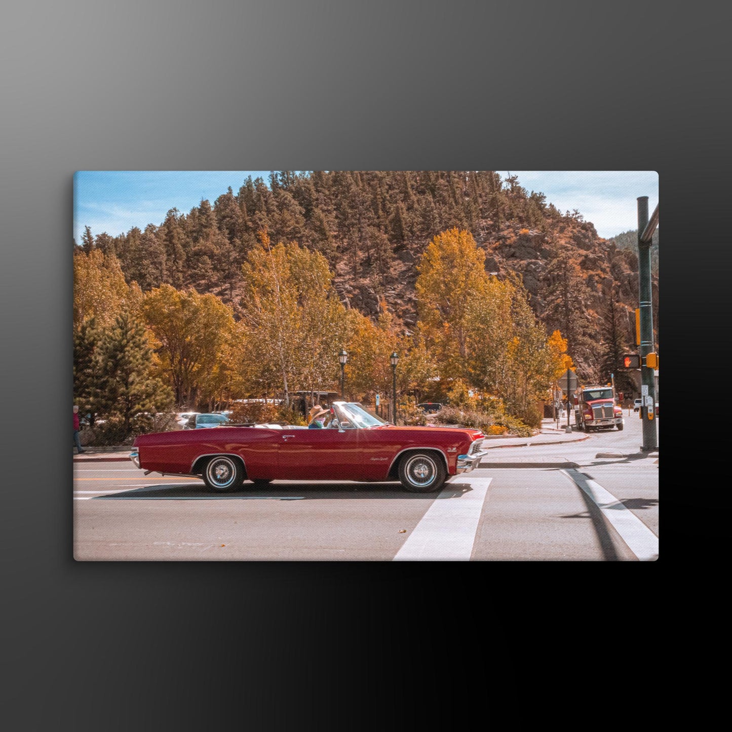 Red Mustang Canvas