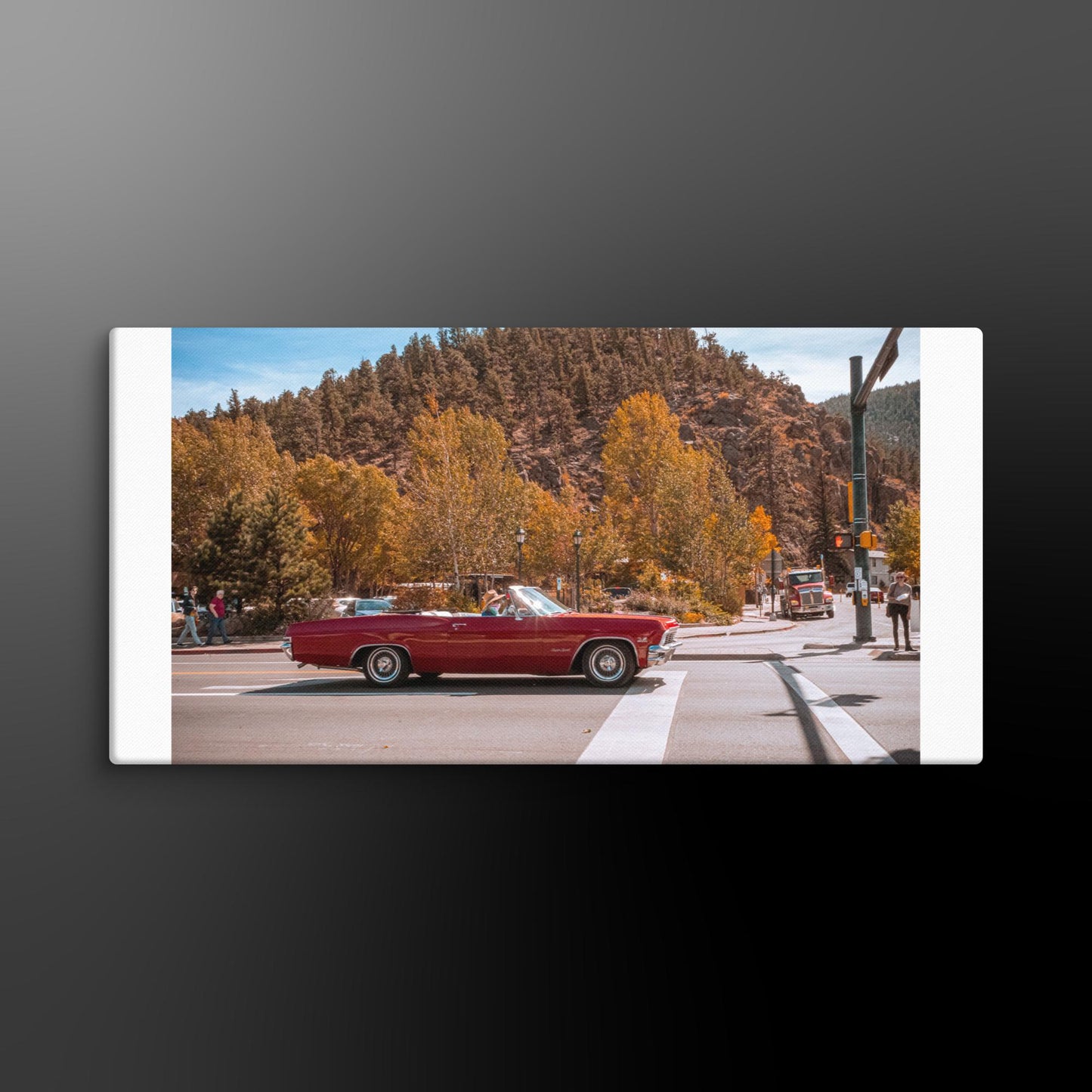 Red Mustang Canvas