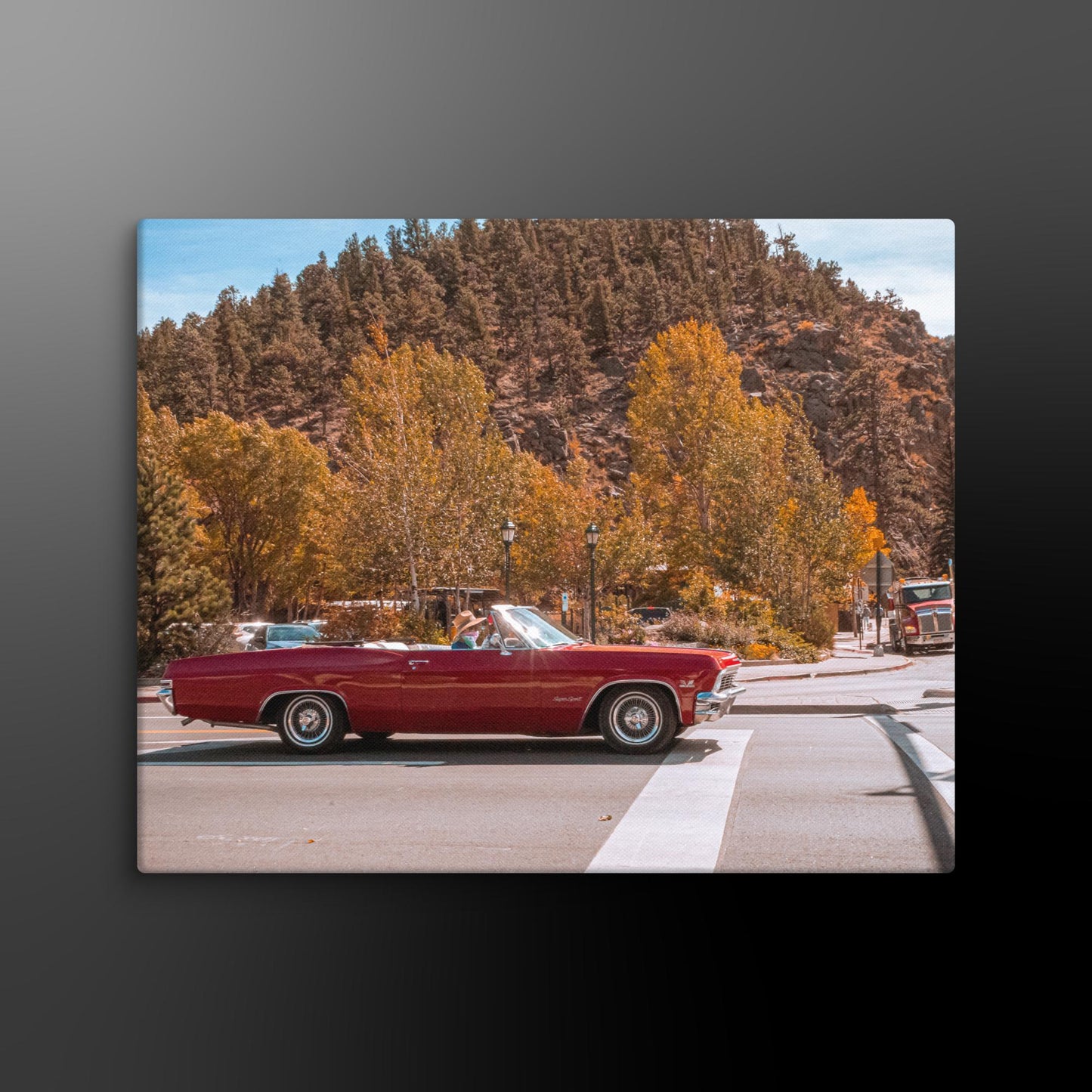 Red Mustang Canvas