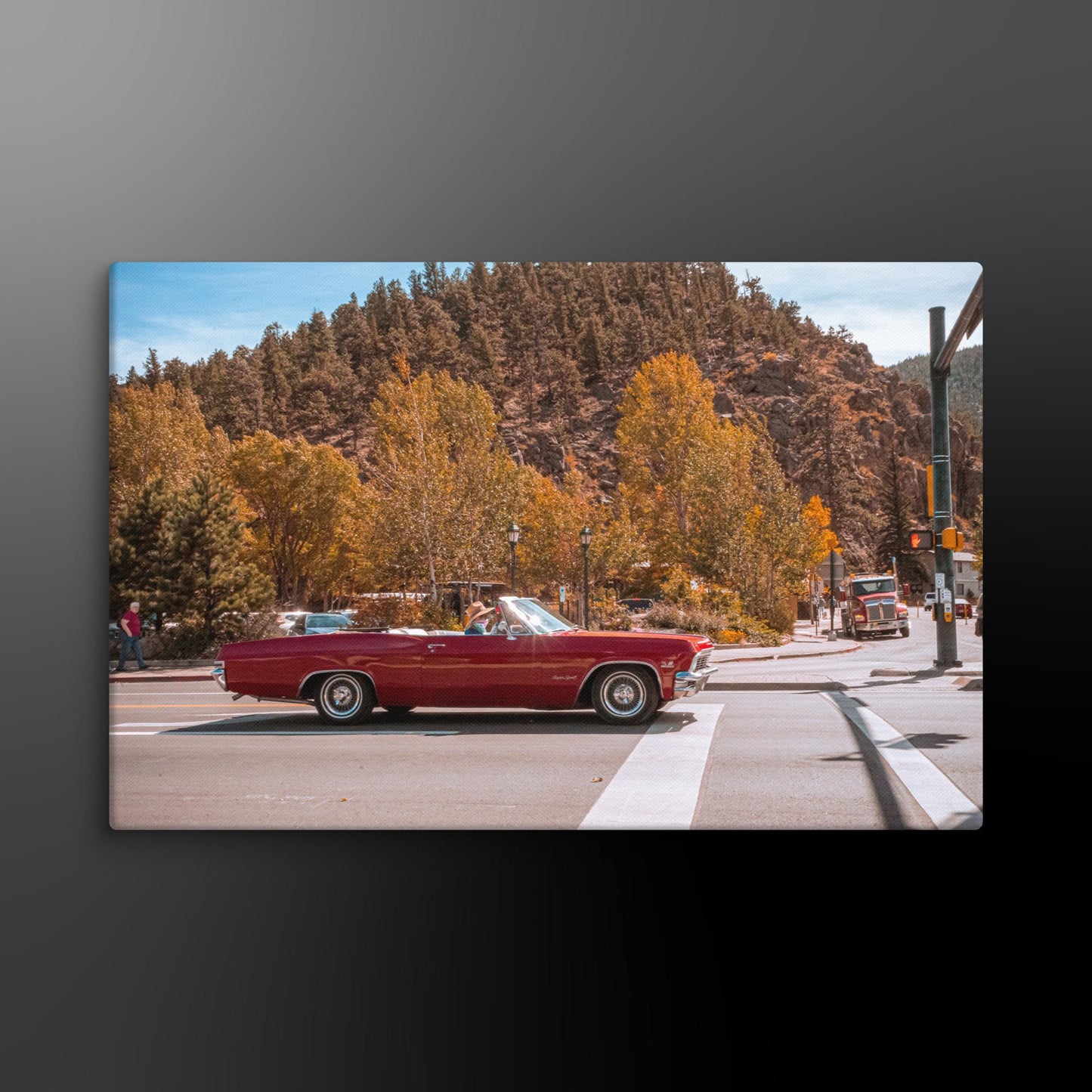 Red Mustang Canvas