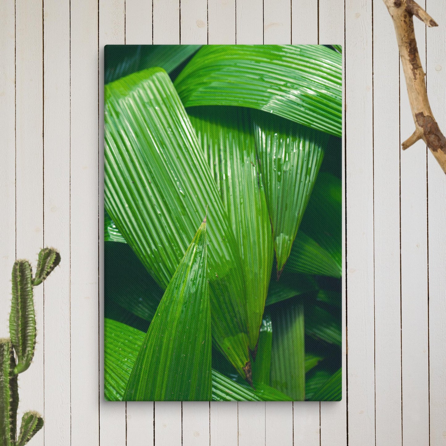 Large Leaf Canvas