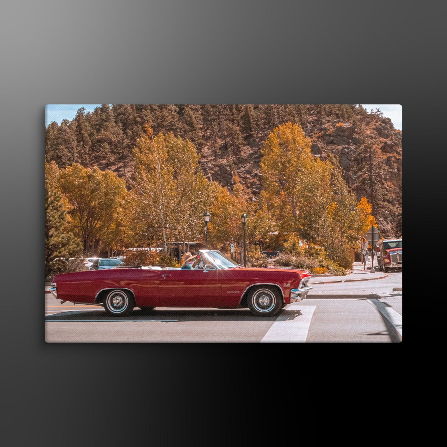 Red Mustang Canvas