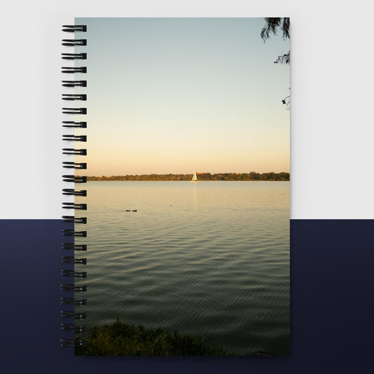 Sunset Lake Spiral notebook