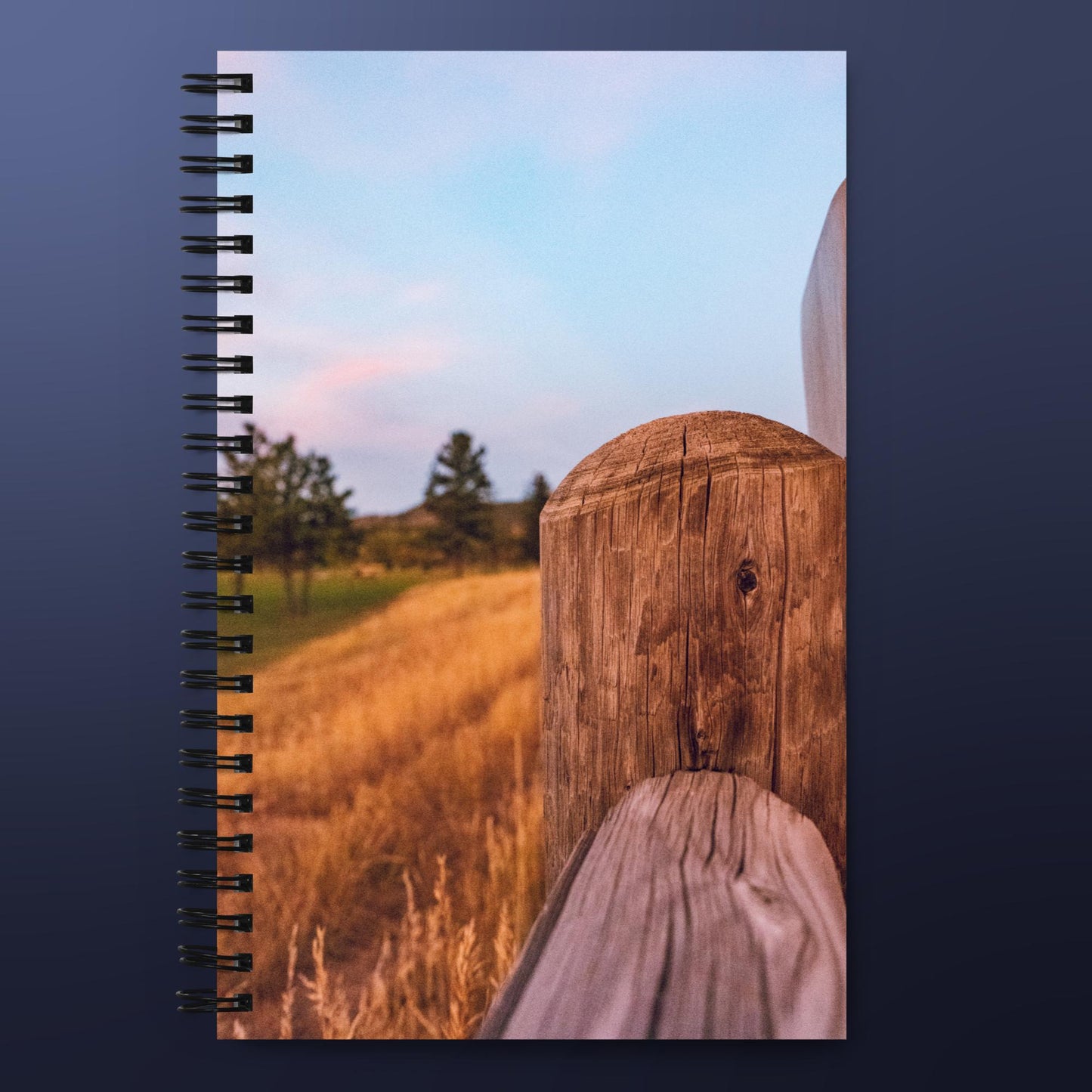 Farm Landscape Spiral notebook